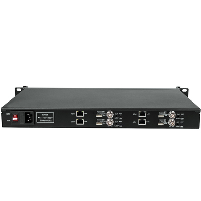 1U Rack H.265 H.264 Video Decoder with 4 Channels SDI Output