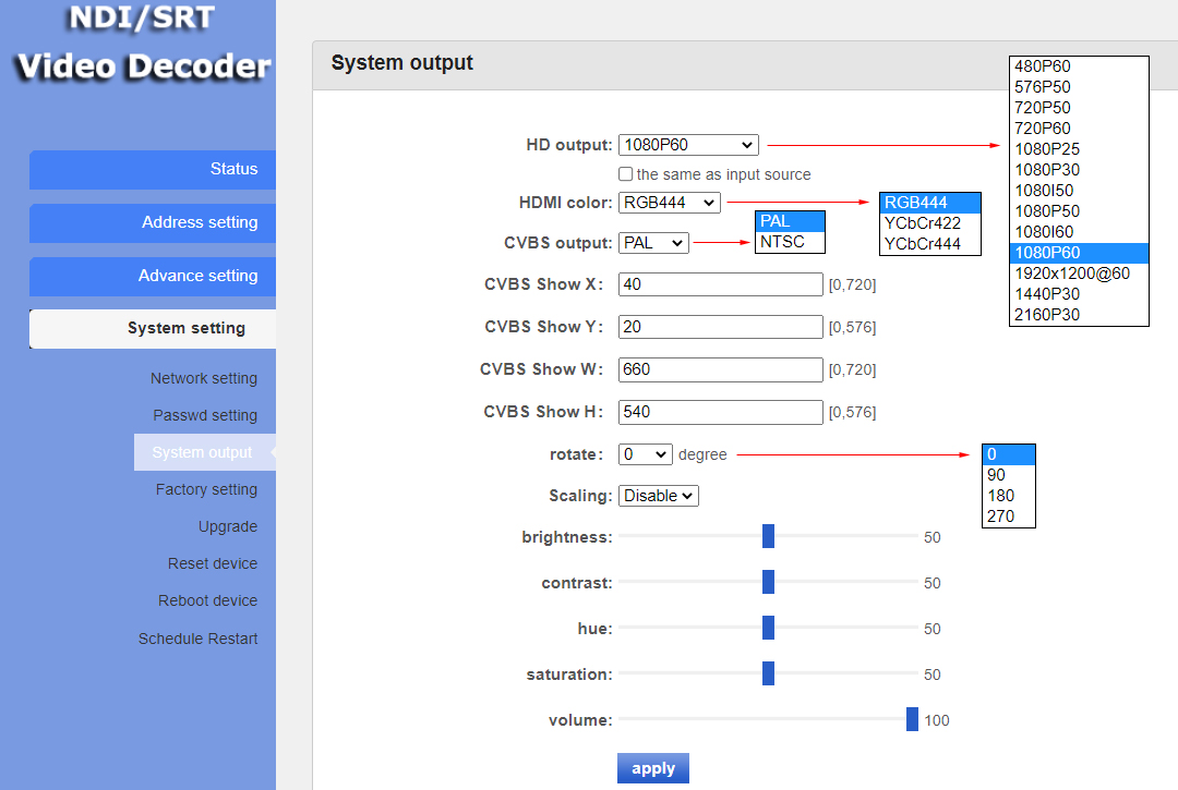Uraytech Wireless Decoder · 4K H.265 /H.264 Video Decoder Support Decode NDI - URayTech