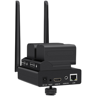 Wireless HDMI Encoder Supports Dual Batteries