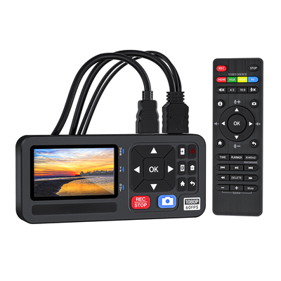 Mini HDMI + VGA + CVBS + YPbPr Video Recorder Box Supports Live Preview