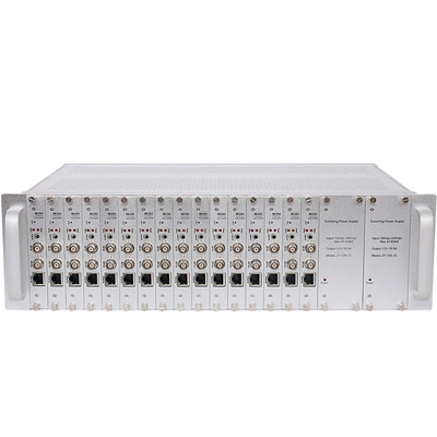 3U Rack 16 Channels HEVC H.265 /H.264 SDI Video Encoder With 16 SDI Loop Out