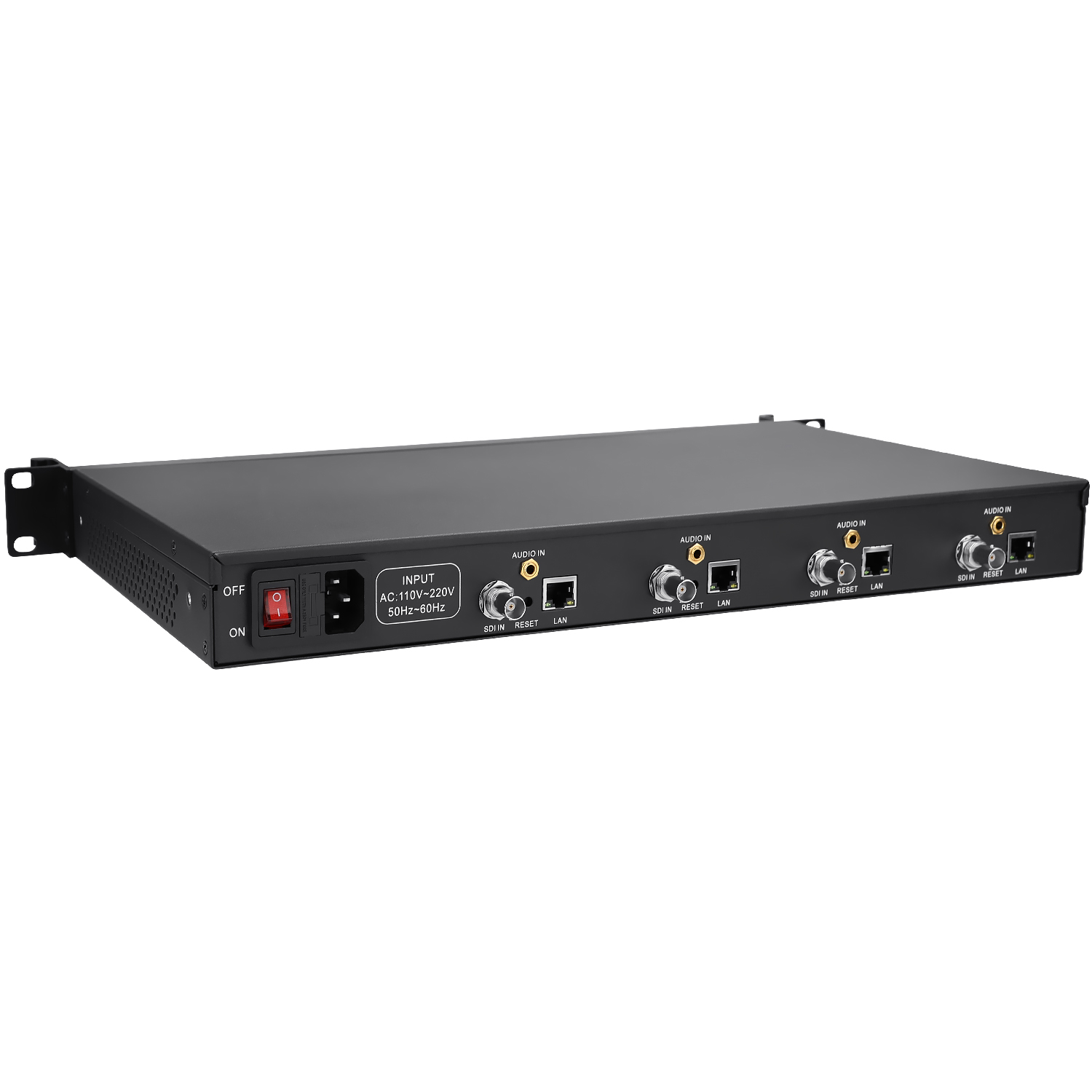 1U Rack 4 Channels H.265 /H.264 SDI Video Encoder - URayTech