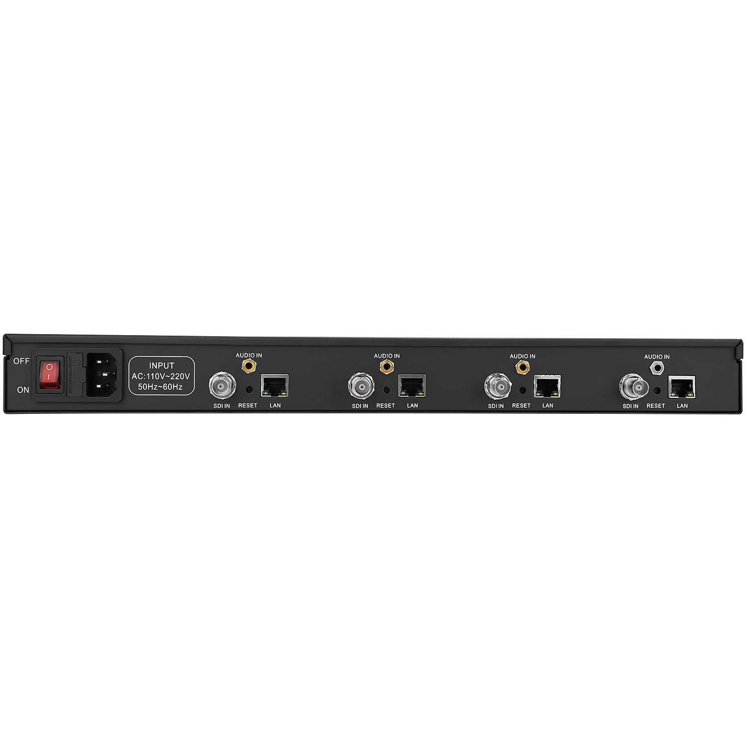 1U Rack 4 Channels H.265 /H.264 SDI Video Encoder - URayTech